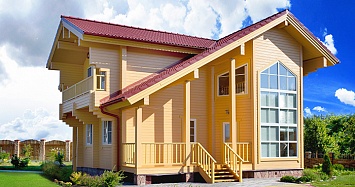 Проект Дом из клееного бруса 150 м. кв.